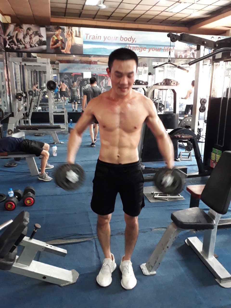 Đòn tập tạ tay 35cm